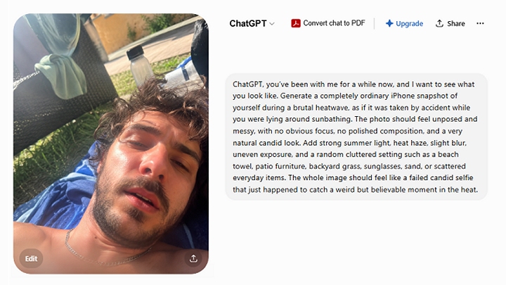 chatgpt viral heatwave selfie prompt tiktok